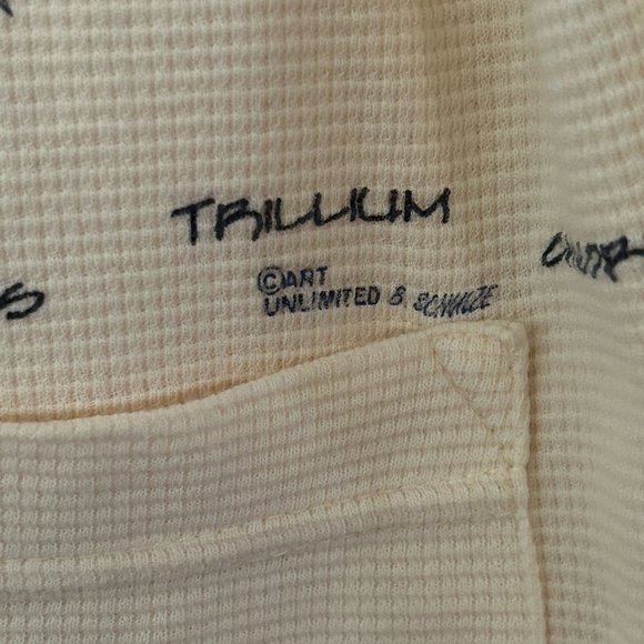 ART UNLIMITED SPORTSWEAR LONG SLEEVE PLANTS PRINT V-NECK CARDIGAN/POCKETS. - Picture 4 of 13